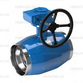 Кран Naval стальной приварной с редуктором