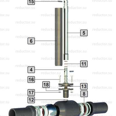 Кран полнопроходной Маршал 10нж46фт 3ЦП.01.10 — Конструкция