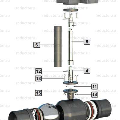 Кран полнопроходной Маршал 10нж46фт 3ЦП.01.3 — Конструкция