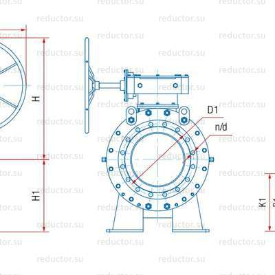 Кран полнопроходной Маршал 11с67п СФ.00.3 —  Габаритные и присоединительные размеры