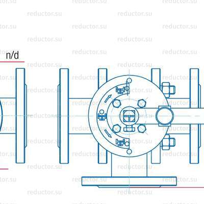 Рис.2 Кран полнопроходной Маршал 11с67п СФ.01.1 — Габаритные и присоединительные размеры