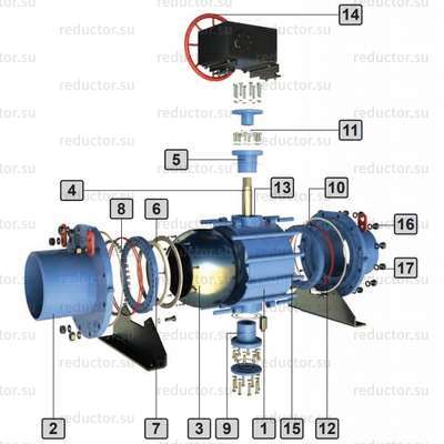 Кран полнопроходной Маршал 11с67п СП.00.3 — Конструкция