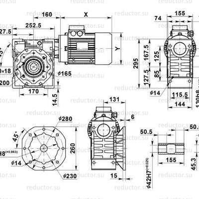 Мотор-редуктор NMRV-110