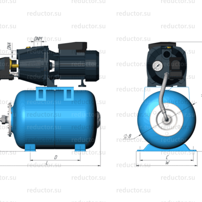 Насос UNIPUMP AUTO JET 100 L