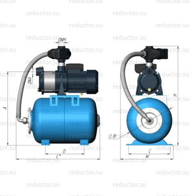 Насос UNIPUMP AUTO MH 500A