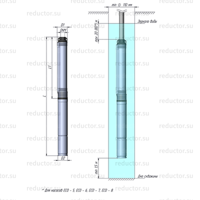 Насос UNIPUMP ECO 2-56