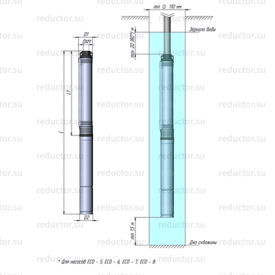 Насос UNIPUMP ECO 4-76