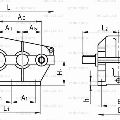 Редуктор Ц2-250