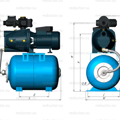 Станция АКВАРОБОТ JET 100 L универсальная